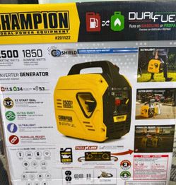 Champion Power Equipment 2500/1850-Watt Recoil Start Dual Fuel Gasoline and Propane Inverter Generator w/ Quiet Technology,