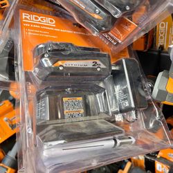 Ridgid 18v 2.0ah Battery Kit 