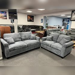 2 piece corduroy loveseat sofa set