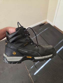Size 10 steel toe Wolverine boots