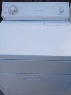 Whirlpool gas dryer works very good good conditions trabaja muy bien