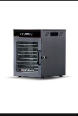 New in the box 10-Tray Commercial Food Dehydrator for Jerky, Spices & Snacks | Small & Compact Stainless Steel Dehydrator with Precise Temperature and