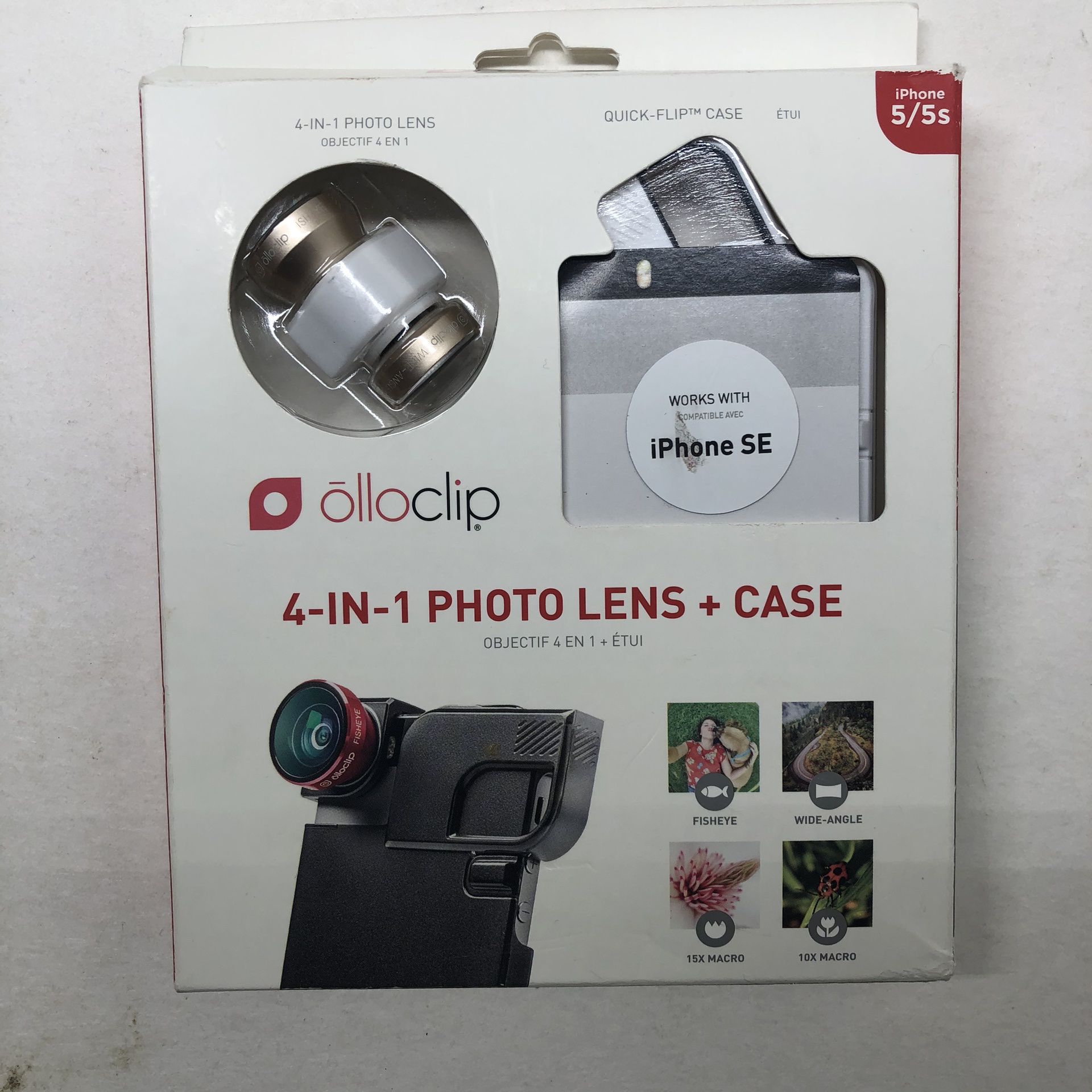 Olloclio 4-in-1 Photo Lens Quick Flip Case For Iphone 5/5s