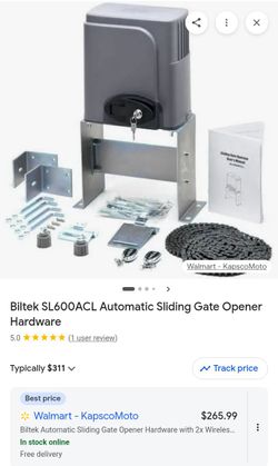 Sliding gate opener