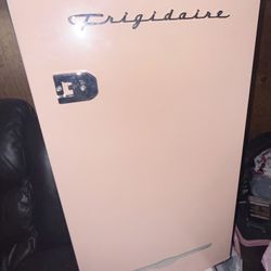 Pink Frigidaire Retro Compact Fridge