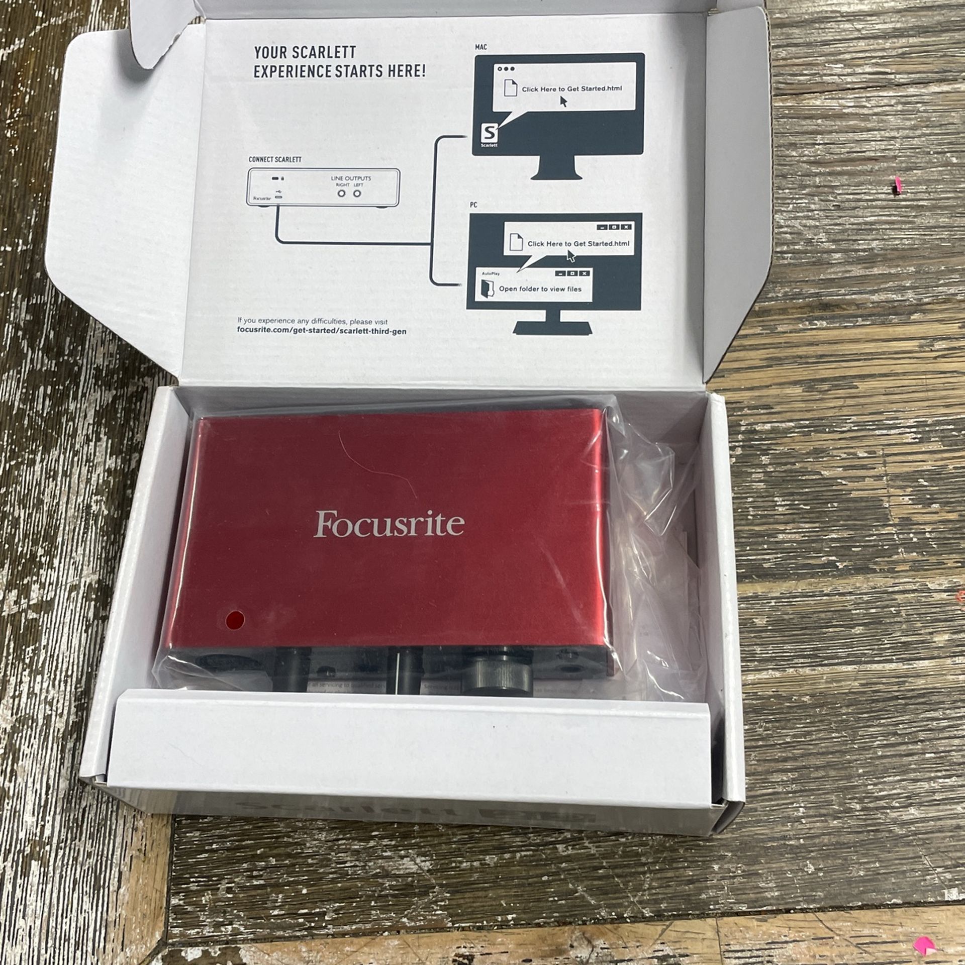 Scarlett 2i2 3rd Gen In Box $120
