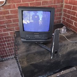 Panasonic Crt TV With Vcr Vhs