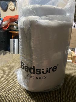 Bedsure Comforter Queen Light Gray