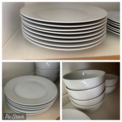 Set of 6 dinnerware (big dish, small dish, bowl)