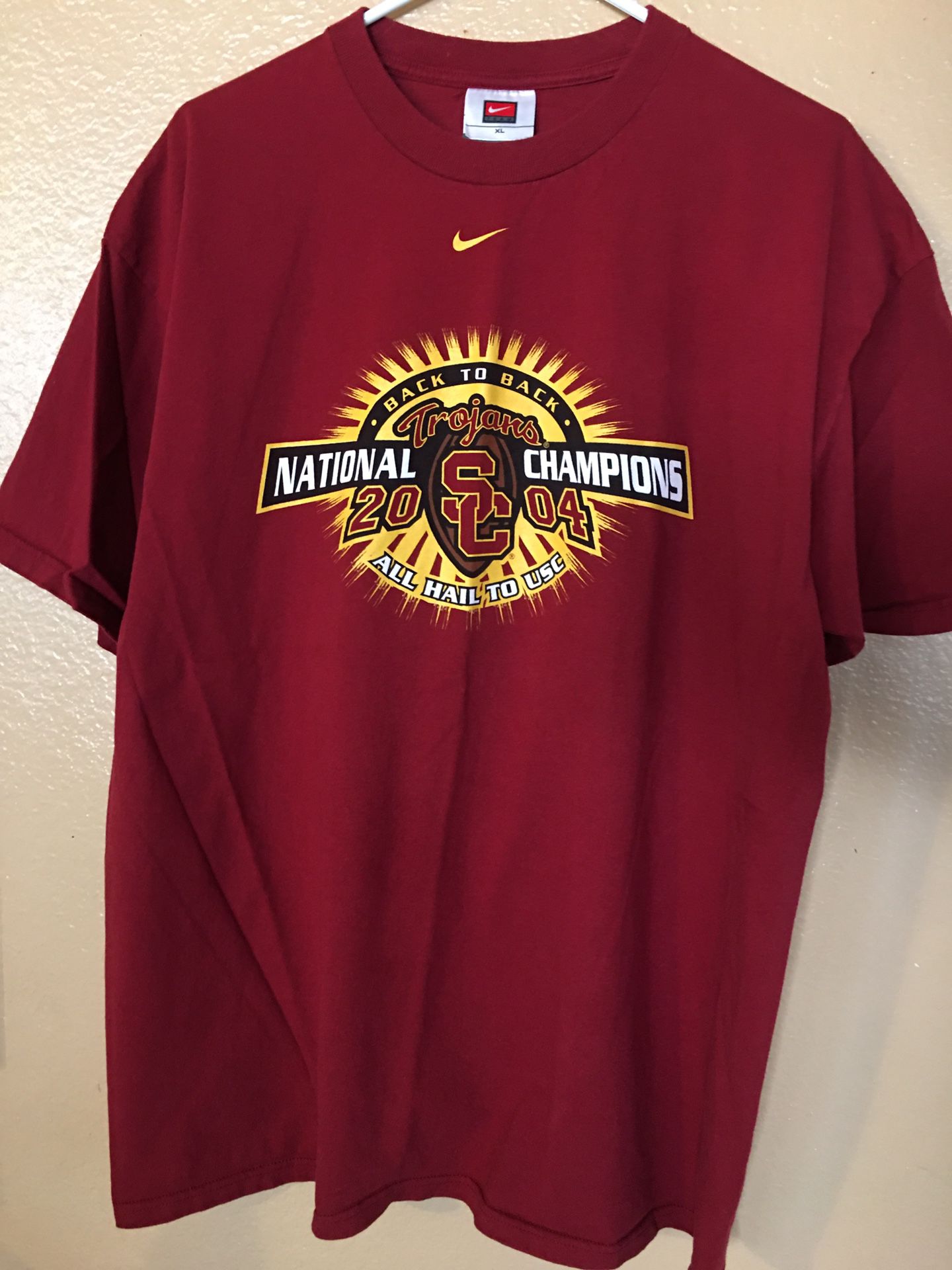 ✌️• USC Trojans Vintage Nike National Champions Tee
