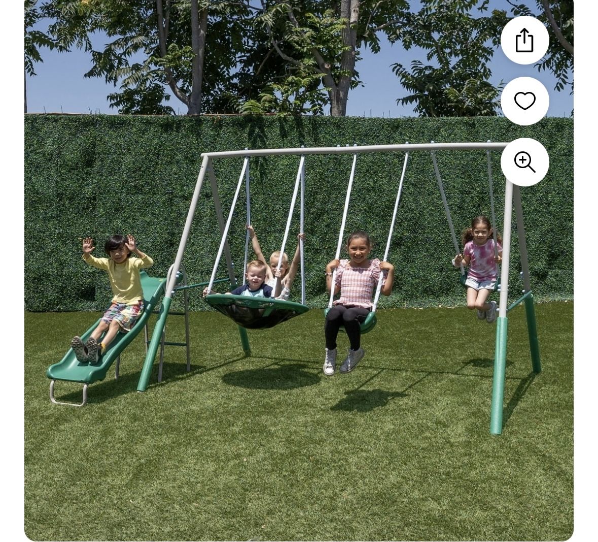 Swing Set With Anchors