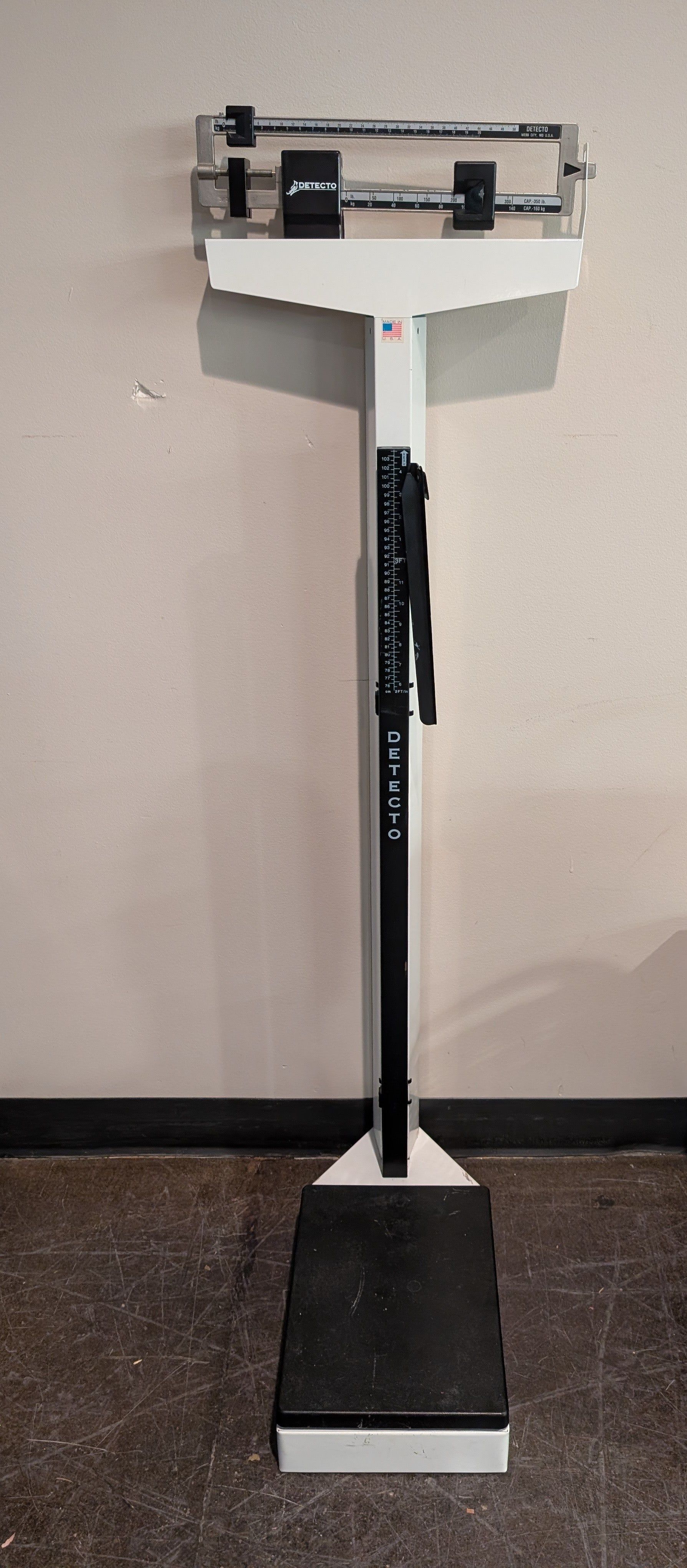 DETECTO Professional Medical Beam Scale with Height Rod