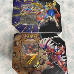 Pokemon Slashing Legends Tin Sealed Set 