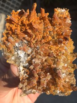 Citrine & Quartz Crystal specimen, La Aurora Mine, México “187 g”