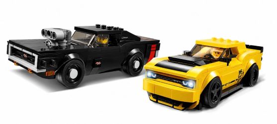 LEGO Speed Champions Dodge Drag Race: Charger R/T  vs Challenger SRT