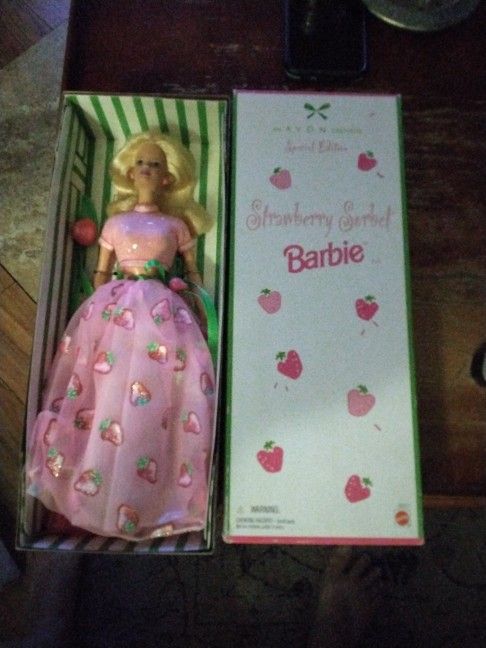 Avon Special Edition Strawberry Sorbet Barbie Doll