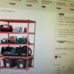 Husky 5-shelves Heavy Duty  W48” x D24” x H78” Brand New In Box
