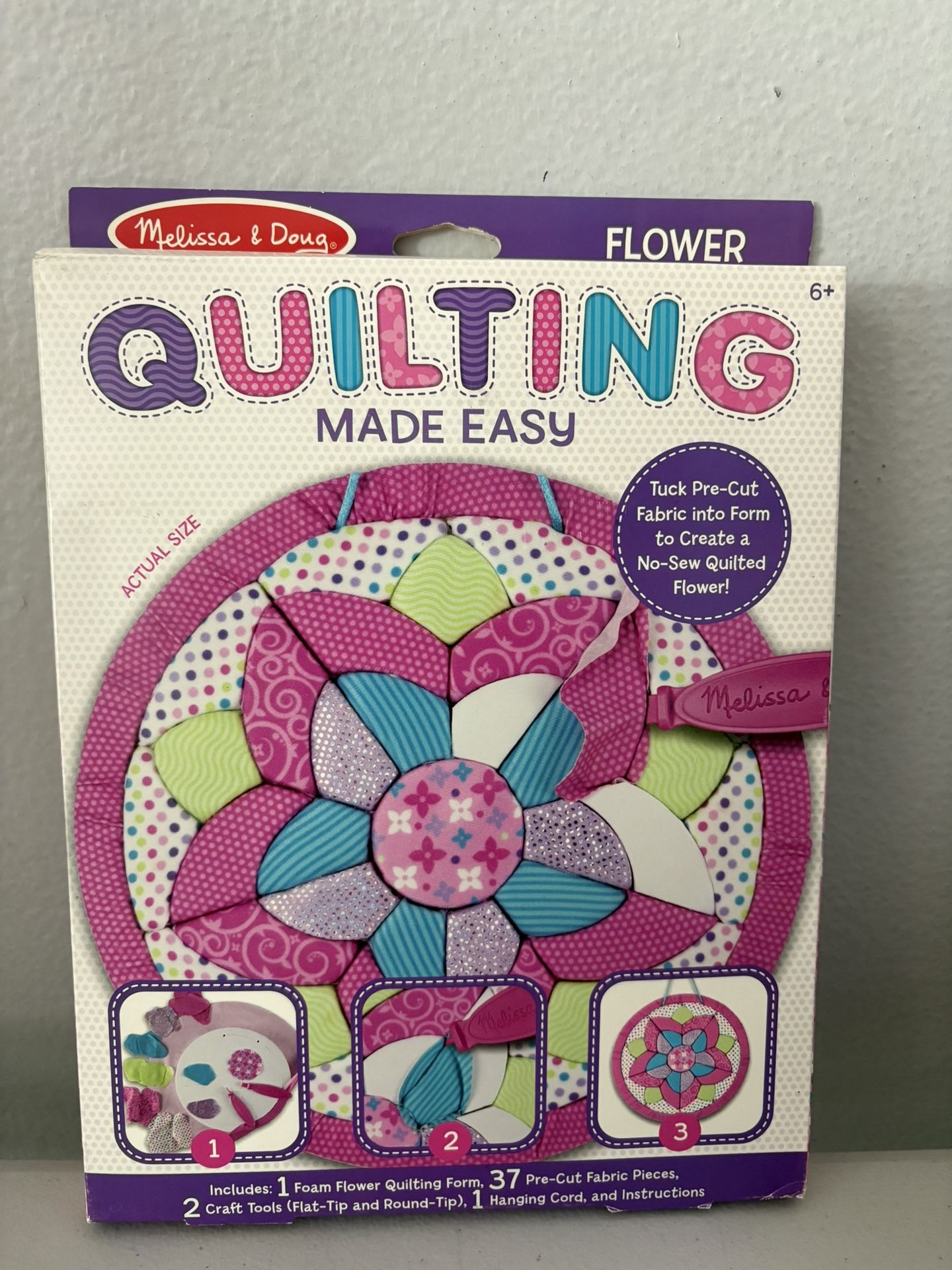 Melissa And Doug Quilting Flower Made Easy Brand New