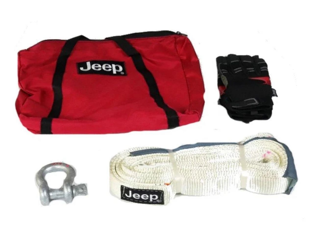 Jeep Wrangler WARN Winch Tow Recovery Emergency Kit OEM 101309