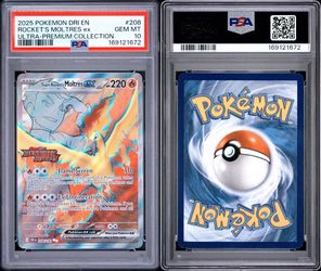 PSA 10 Team Rocket’s Moltres ex #208 – Destined Rivals Ultra Premium Collection – Pokemon TCG Card