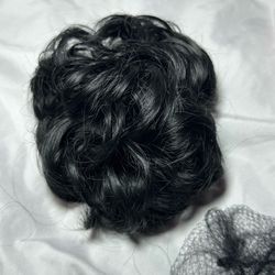 2 Synthetic Hair bun pieces