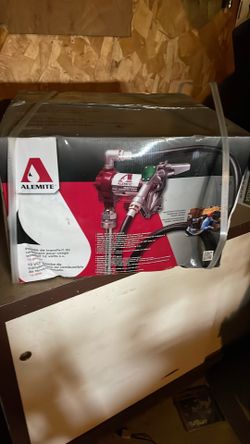 Alemite 12 vt Heavy duty fuel transfer pump.  *NEW IN BOX*
