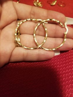 Hoops gold 10k