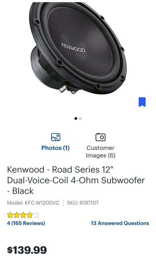 Kenwood Subwoofer