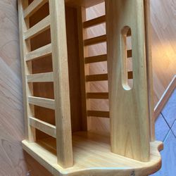 Magazine Rack In Solid Wood