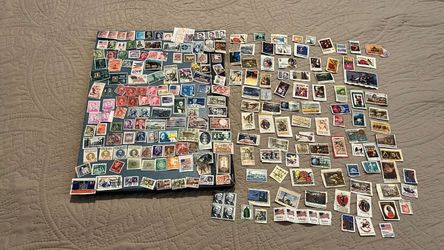Collection Of Vintage Postal Stamps