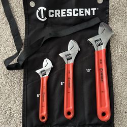 Crescent Adjustable Wrench Set