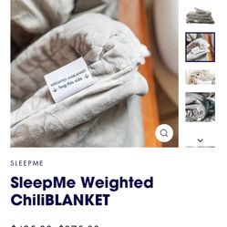 SleepMe Weighted ChiliBLANKET OOLER