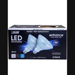 Feit Electric PAR38 LED Spot Bright White (2-Pack). Amazon brand new never used