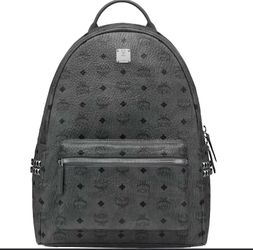 Grey mcm backpack