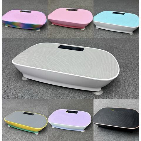 Vibration Exercise Machine — Full Body Fitness Platform that helps with fat loss and body toning, includes resistance bands for enhanced weight-loss w