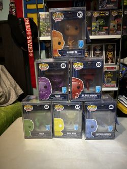 Avengers Infinity Saga Funko Pop Art Series Complete Set
