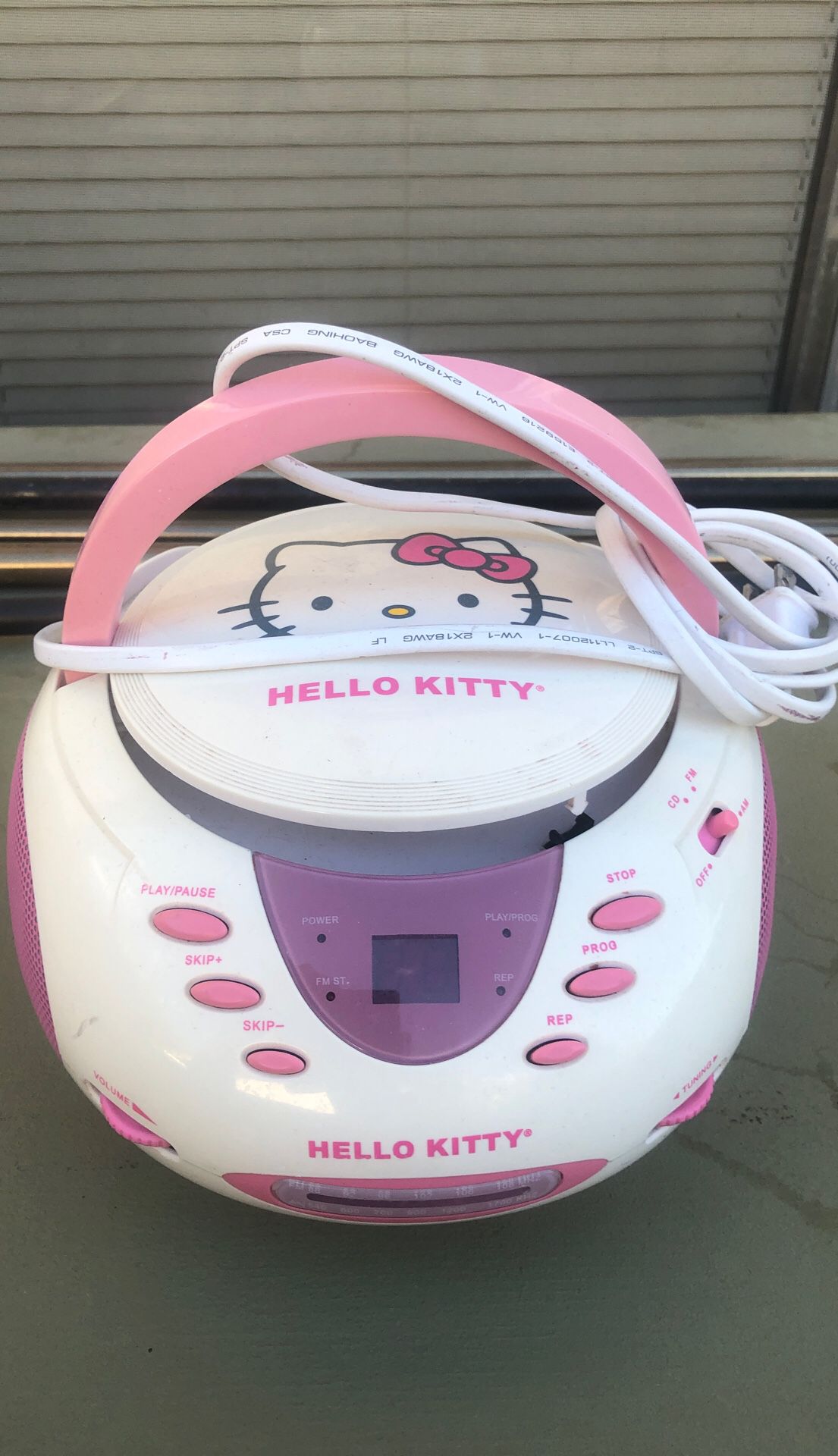 Kids Hello Kitty CD & Radio Player