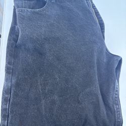 15.00 Men’s Black Denim  44X32  Like New