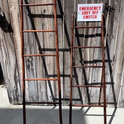 Wooden Ladders 5’and 6’ 