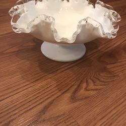 Fenton Milk Glass Bowl 