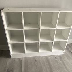 White shelf