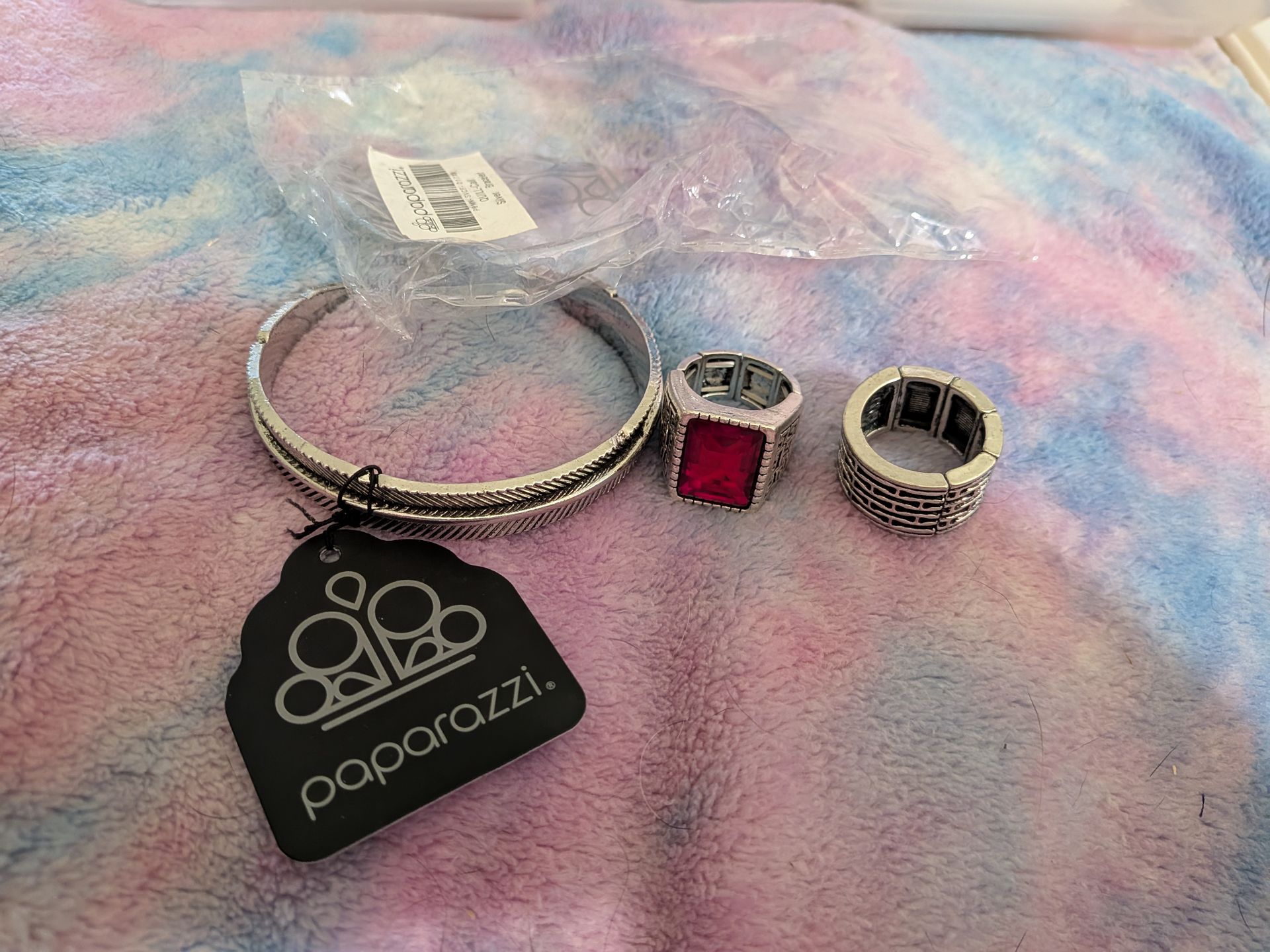 Men's paparazzi bracelet & rings