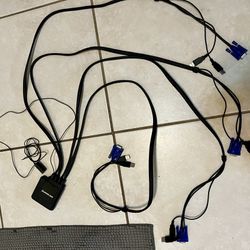 Iogear GCS24U 4-Port USB Cable KVM Switch VGA