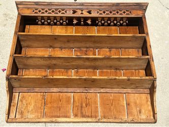Solid pine wall shelf