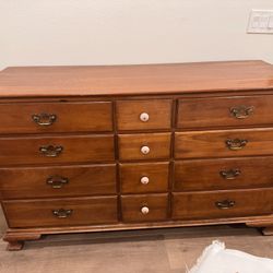 Solid Wood Dresser 
