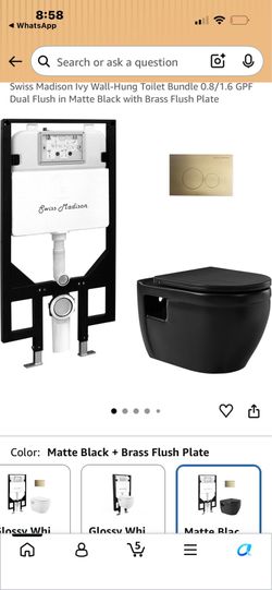 Nebula Wall hanging toilet ( New in box )