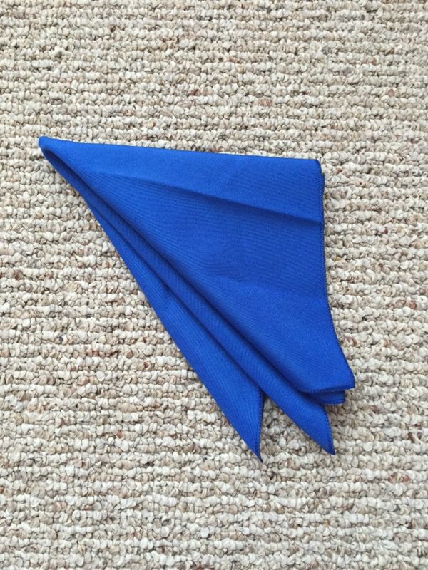 Royal Blue Polyester Cloth Napkins. 17 inch