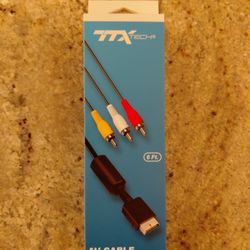 TTX Tech AV Cable for Sony PlayStation 1 2 & 3