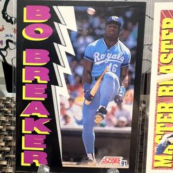 Bo Jackson Baseball Score 91 Cards 