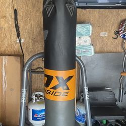 Punching bag with base
